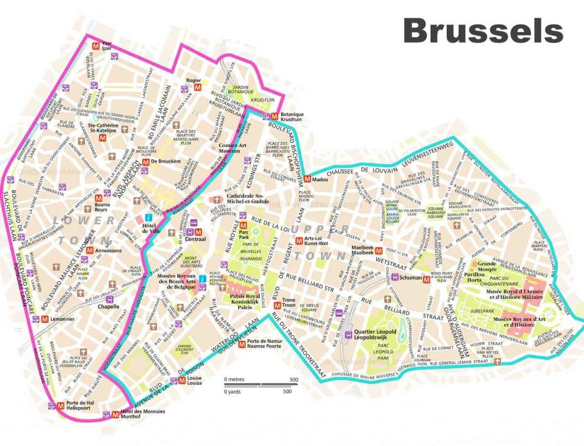 Brussels map pdf