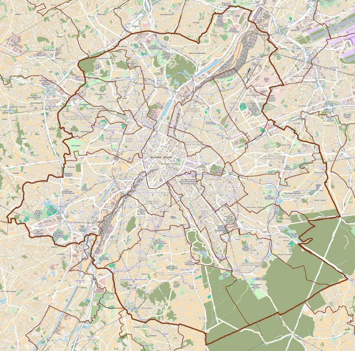 Maps Of Brussels Maps Bruxelles Belgium The Best Porn Website