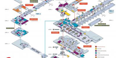 Bruxelles airport map