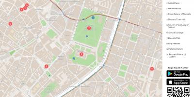 Bruxelles park map